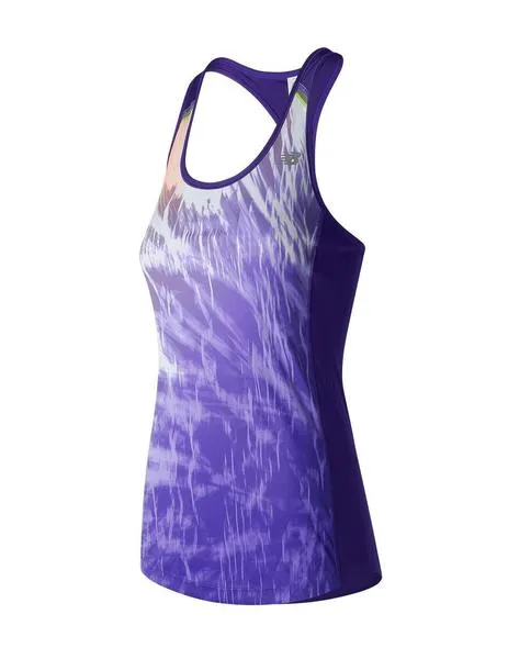 Camiseta Tirantes Running New Balance  Violeta