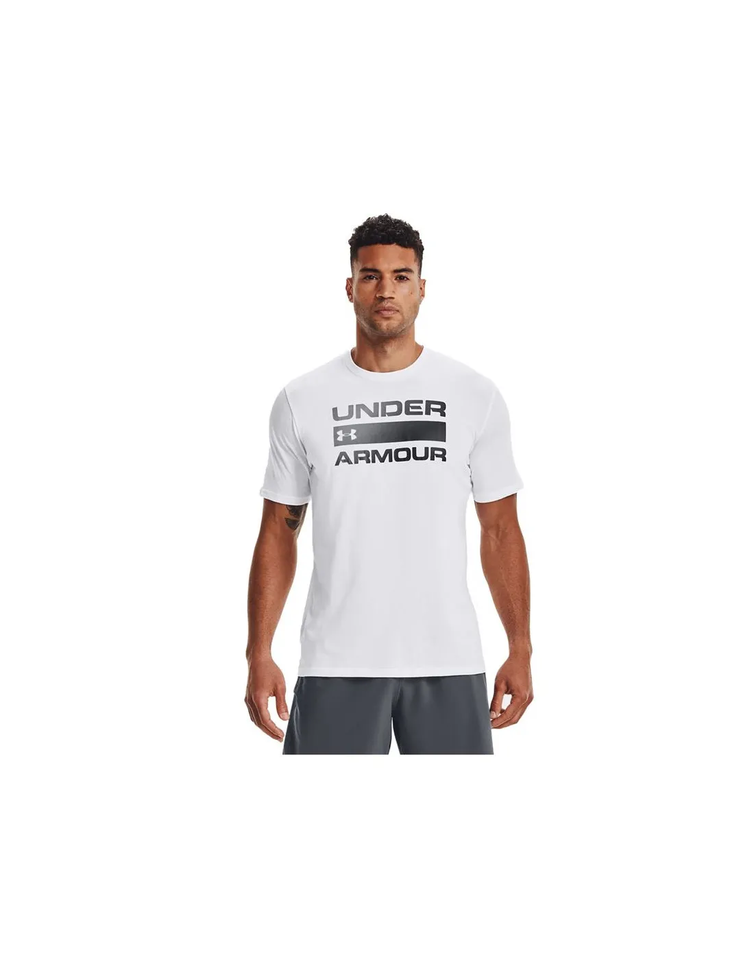 Camiseta Under Armour Team issue Wordmark Blanco