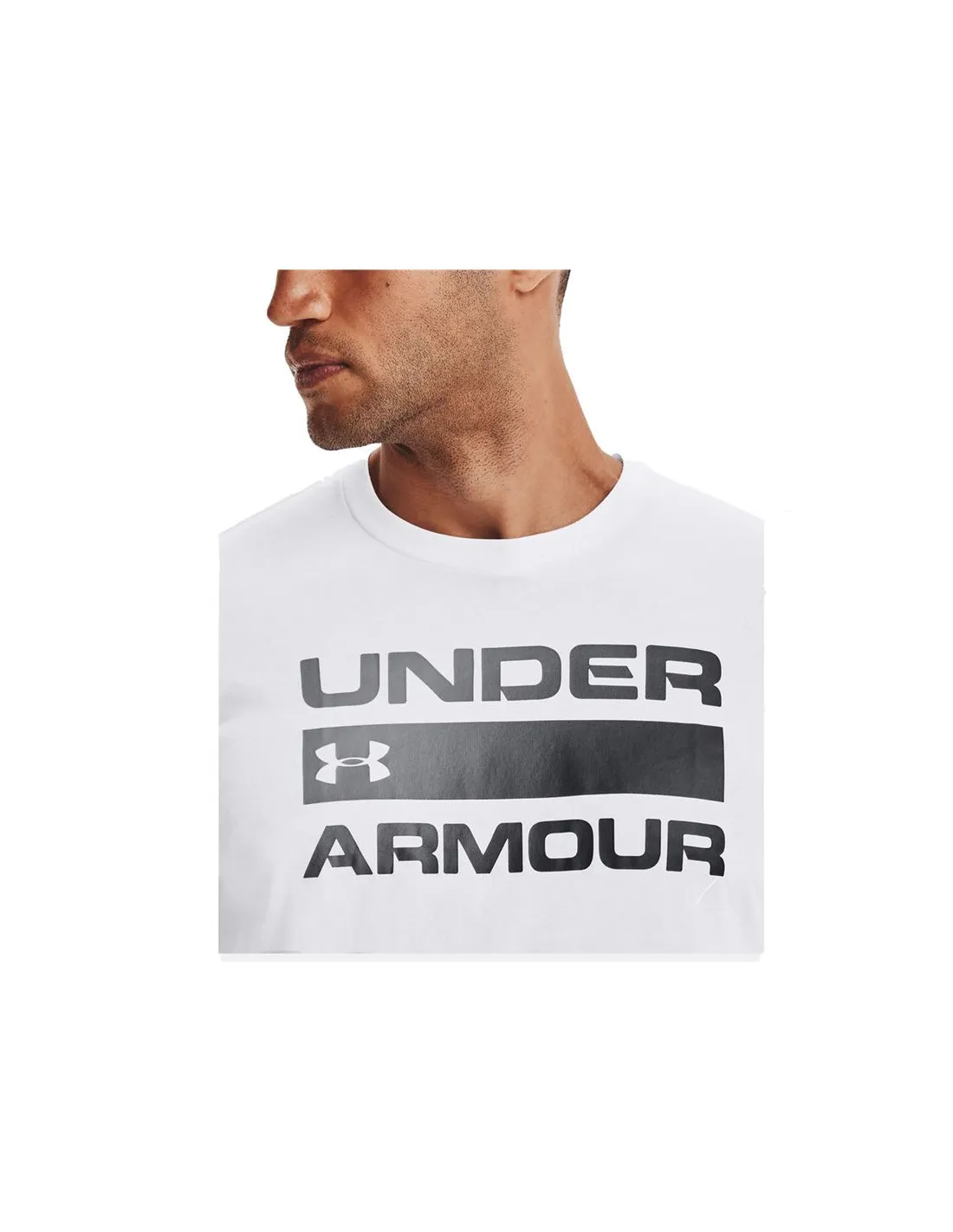 Camiseta Under Armour Team issue Wordmark Blanco