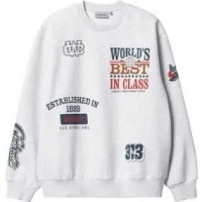 Carhartt WIP Multi World Sweat Ash Heather