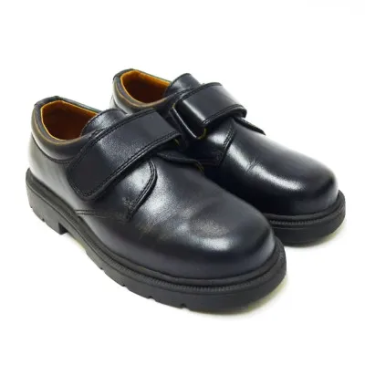 CARRILEZapatos colegiales niño piel velcro Carrile