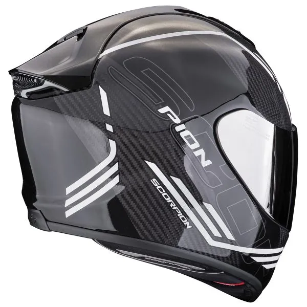 Casco Scorpion Exo 1400 Evo II Carbon Air Reika Black White 