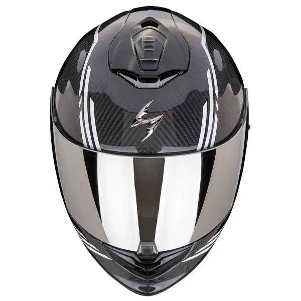 Casco Scorpion Exo 1400 Evo II Carbon Air Reika Black White 