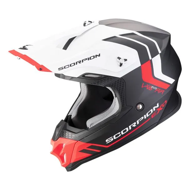 CASCO SCORPION VX16 EVO AIR FUSION MATT BLACK RED 