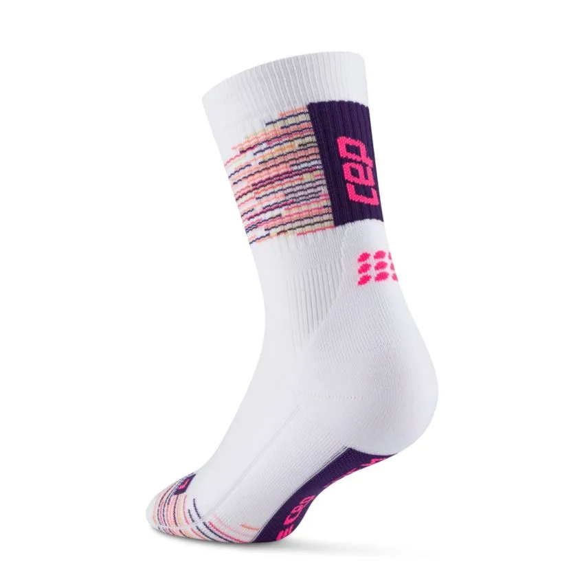 CEP Hombre Calcetines Paris Vibes 80's Mid Cut Sock Blanco 