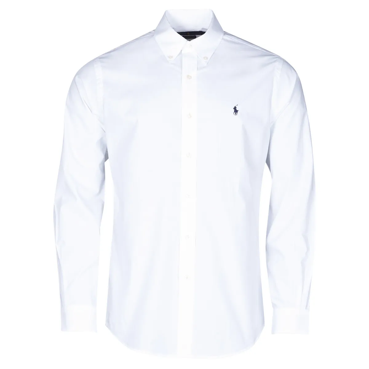 CHEMISE AJUSTEE EN POPLINE DE COTON COL BOUTONNE  LOGO PONY PLAY