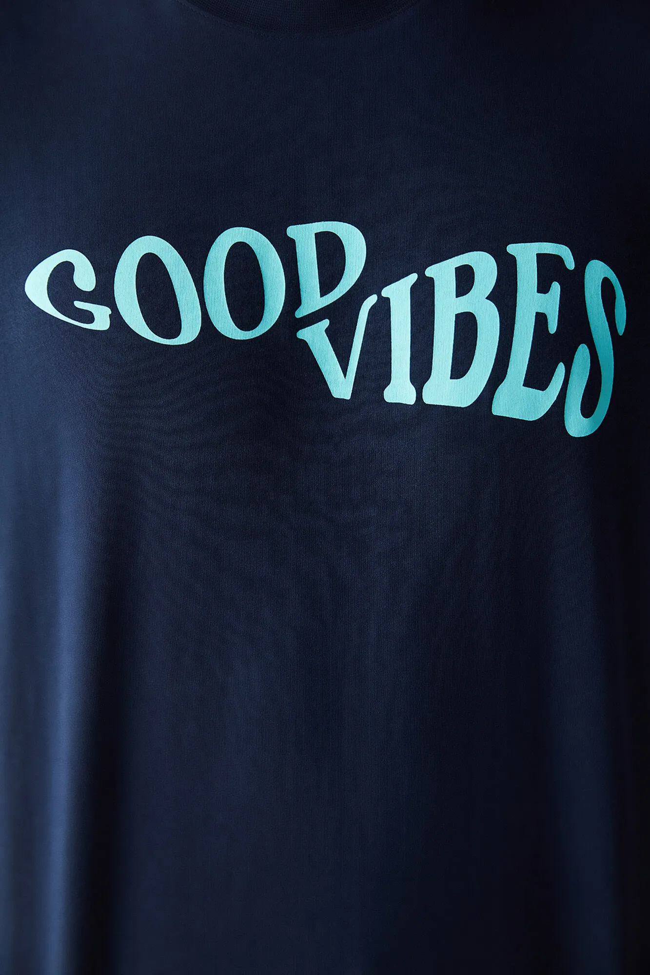 Conjunto de pijama con texto Good Vibes para hombre