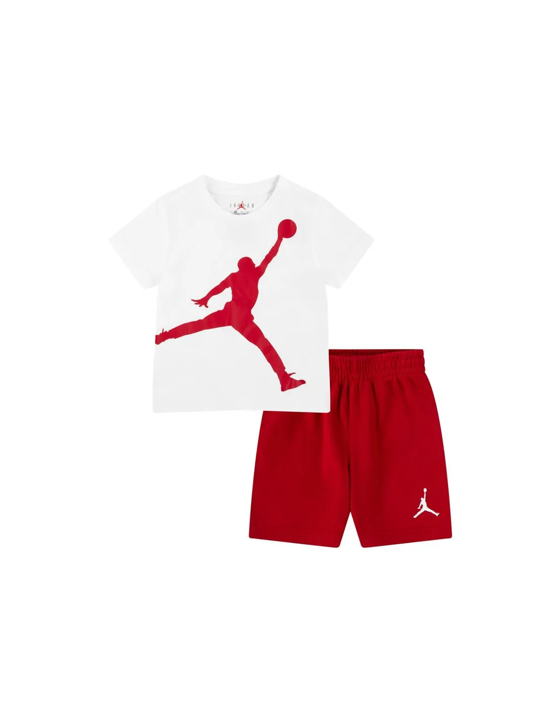 Conjunto Nike Short Set Rojo/Blanco