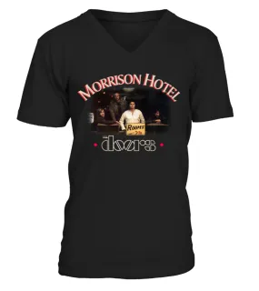 COVER-078-BK. The Doors, Morrison Hotel (1970) Camiseta cuello en V Unisex