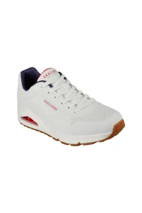 Deportivo hombre Uno-Stand On Air Skechers blanco 52458