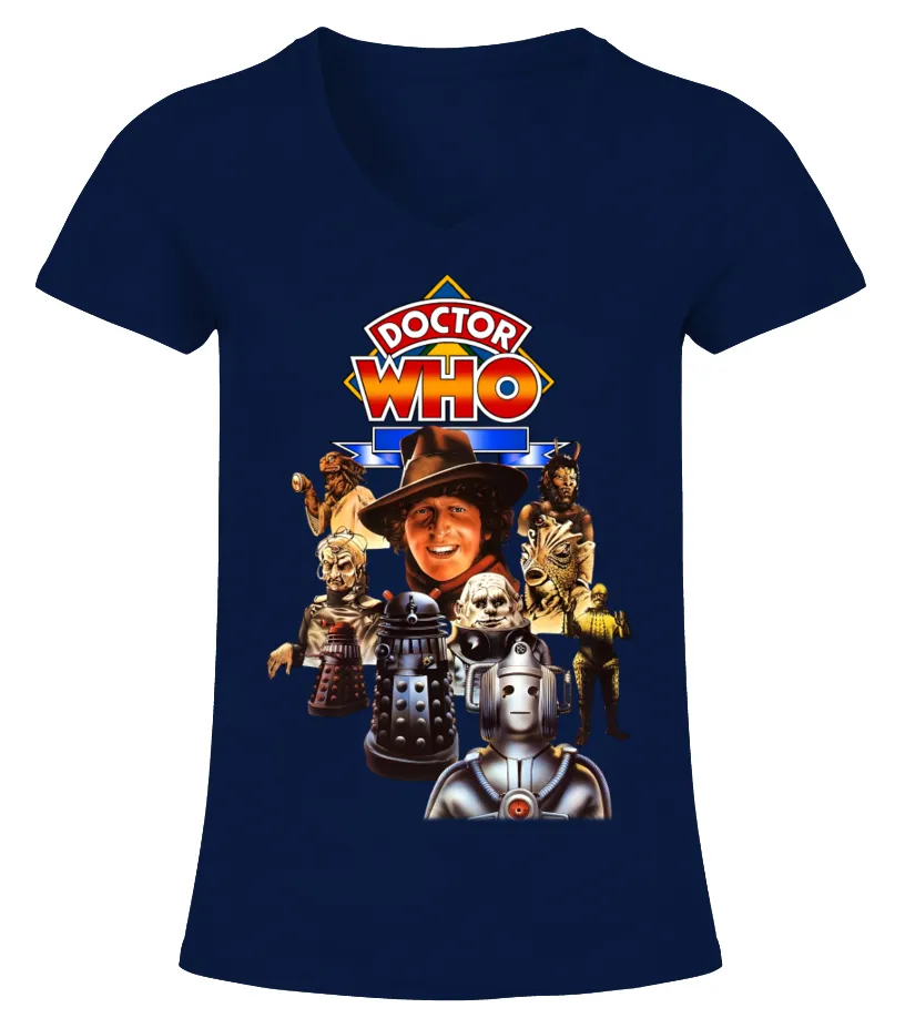 DOCTOR WHO (19631989) NV 024 CAMISETA CUELLO PICO MUJER