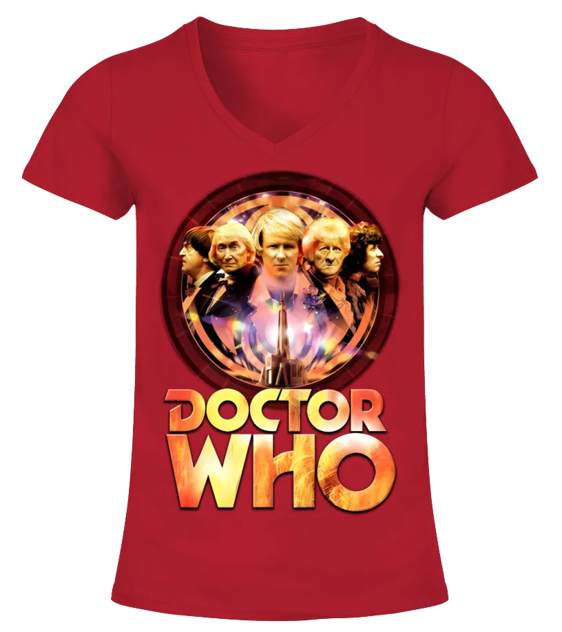 DOCTOR WHO (19631989) RD 022 CAMISETA CUELLO PICO MUJER