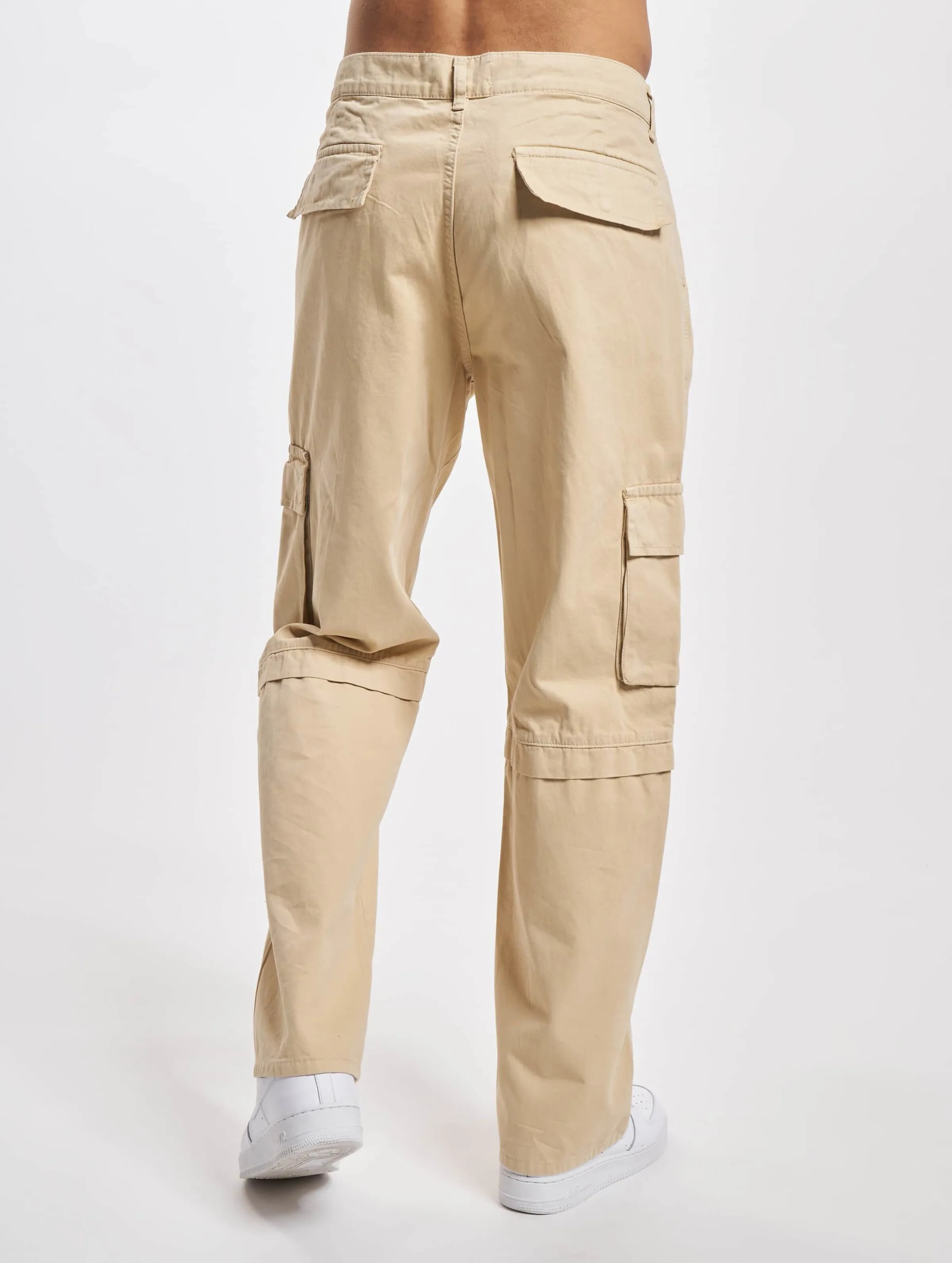 Dropsize Dropsize Loose Fit Cargo Pants Cream