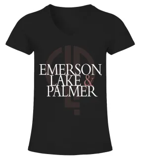 Emerson, Lake &amp; Palmer BK (38) Camiseta cuello pico Mujer