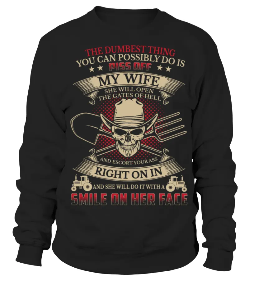 Farmer's wife - She will open the gates of hell Sudadera Unisex