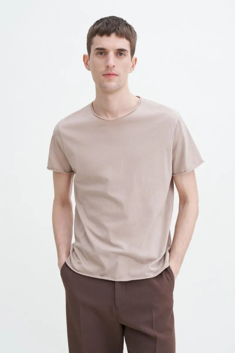 FILIPPA K CAMISETA ROLL NECK FADED KHAKI