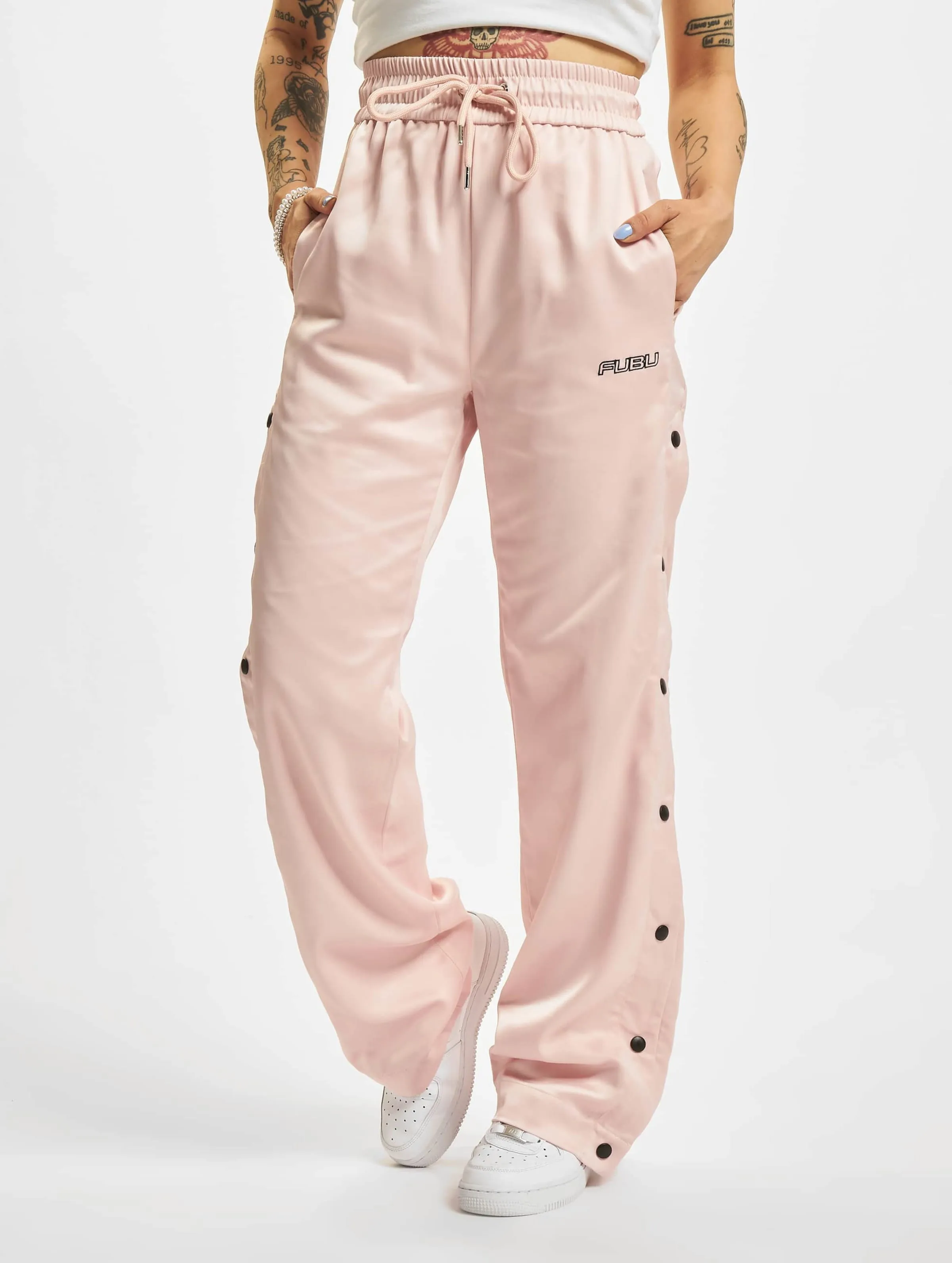 FUBU FW2220121 FUBU CORPORATE SATIN TRACK PANTS