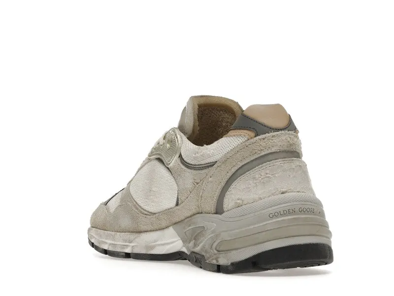 GOLDEN GOOSE DADSTAR OFF WHITE LIGHT GREY