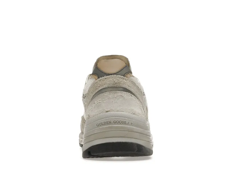 GOLDEN GOOSE DADSTAR OFF WHITE LIGHT GREY