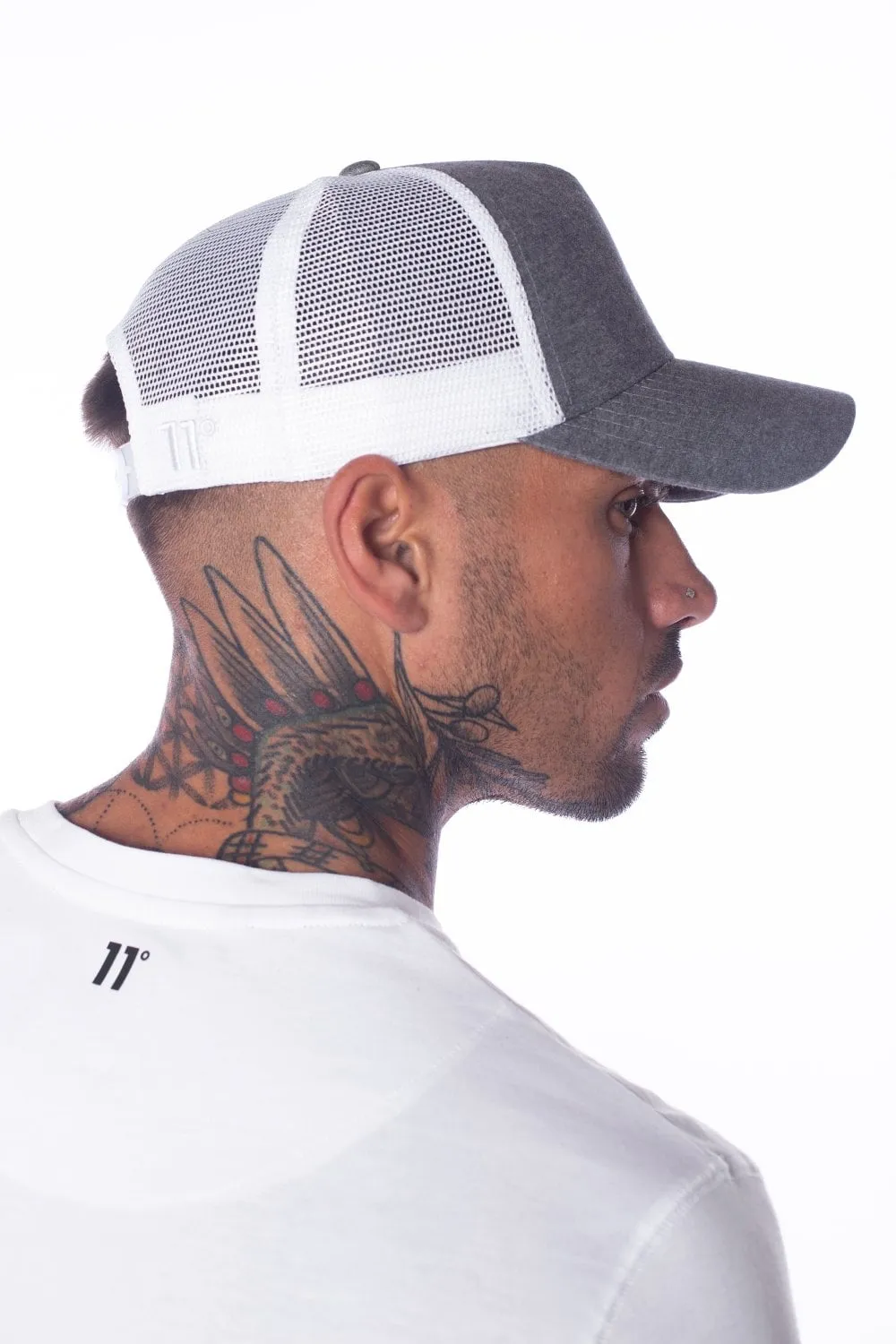 Gorra 11 gris blanco - 11D082-009