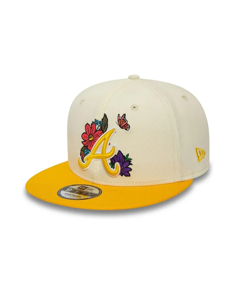 GORRA NEW ERA BEIGE BRAVES MLB FLORAL 9FIFTY ATLBRACO