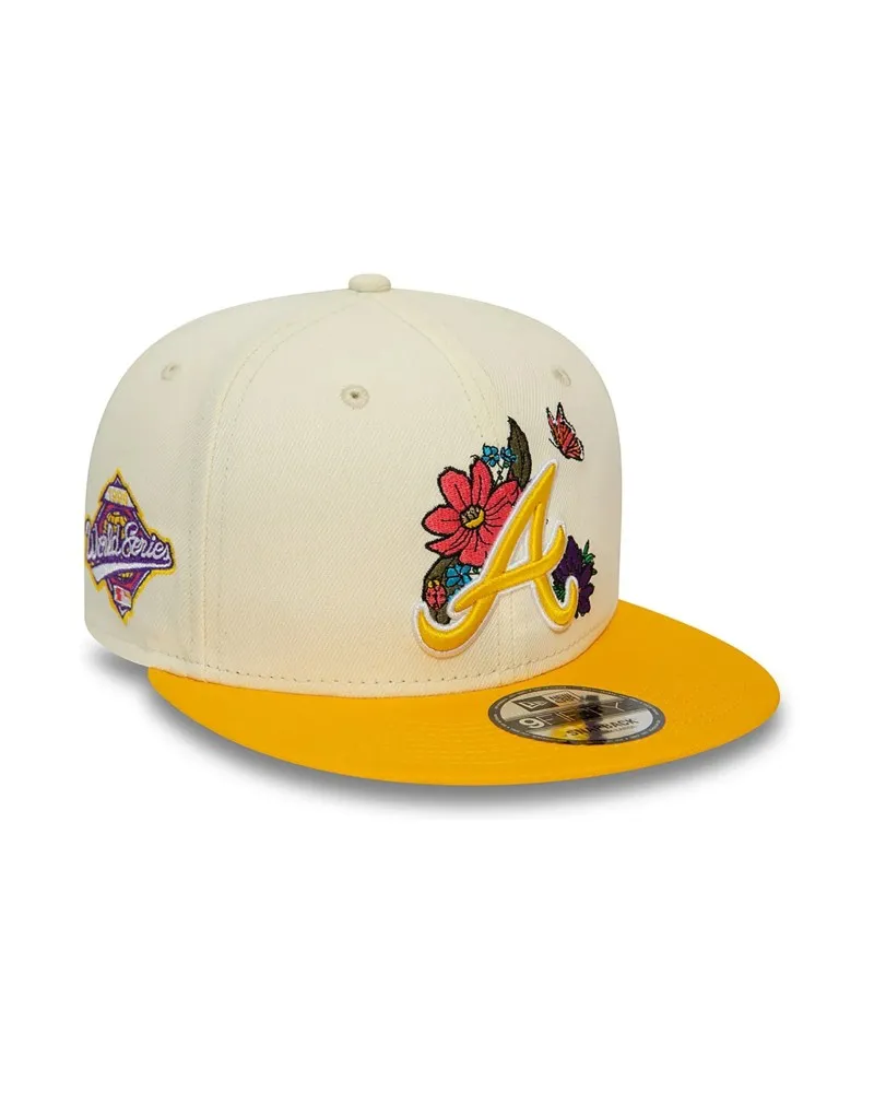 GORRA NEW ERA BEIGE BRAVES MLB FLORAL 9FIFTY ATLBRACO