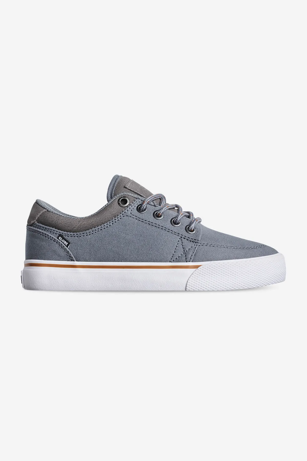 GS KIDS  GREY CANVAS  SKATE SHOES