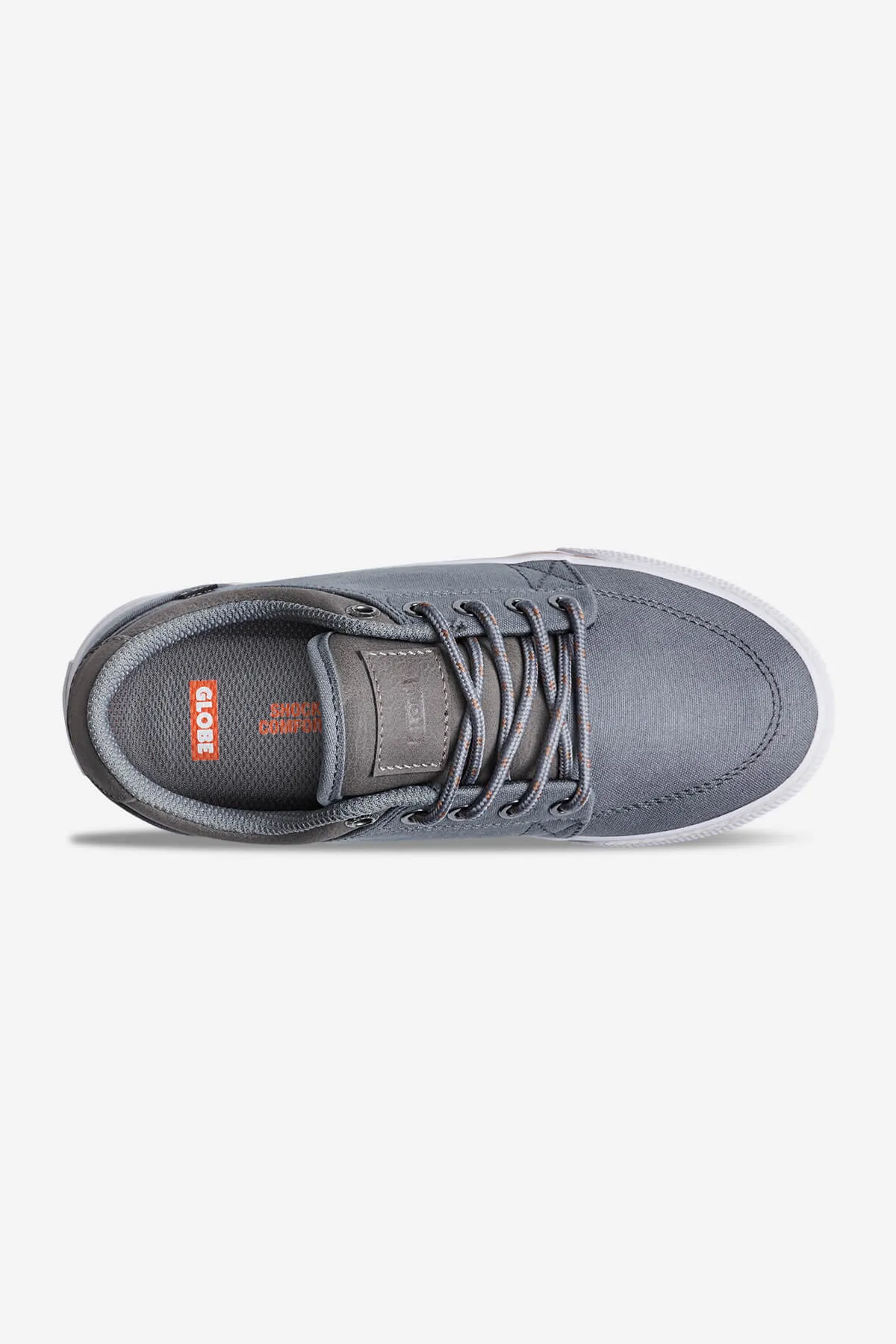 GS KIDS  GREY CANVAS  SKATE SHOES