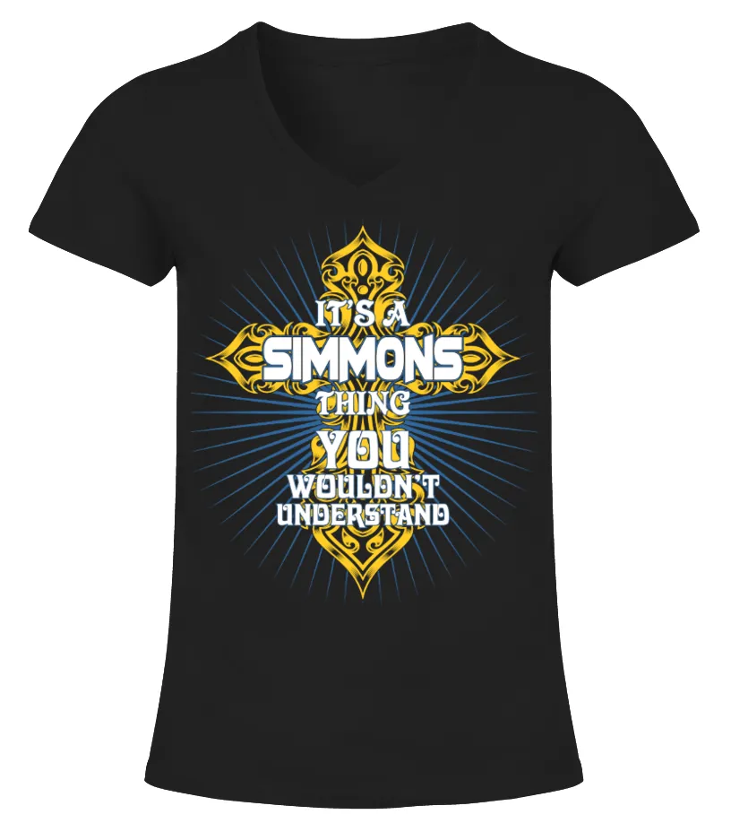 It's A Simmons Thing Camiseta cuello pico Mujer