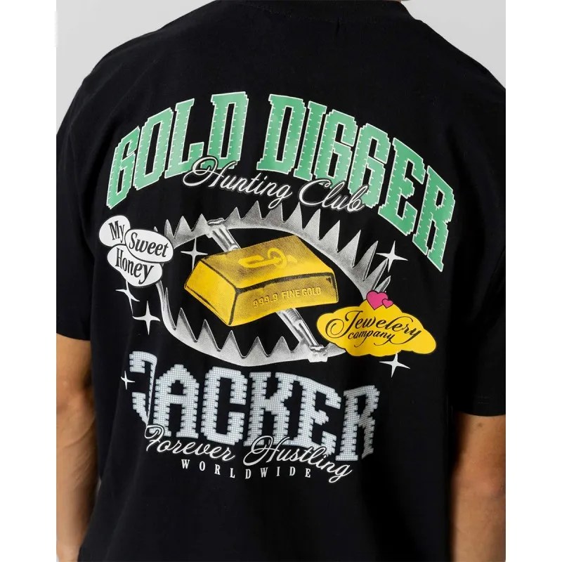 JACKER GOLD DIGGER BLACK TEESHIRT