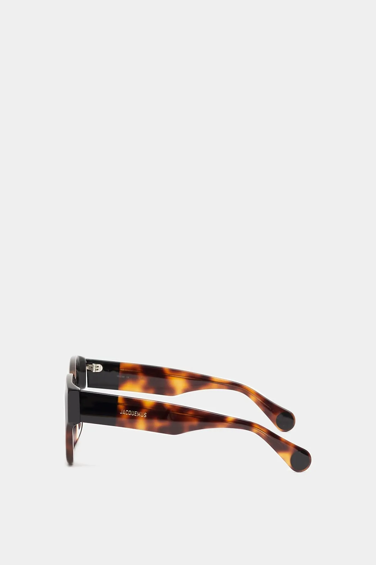 JACQUEMUS BROWN BACI SUNGLASSES