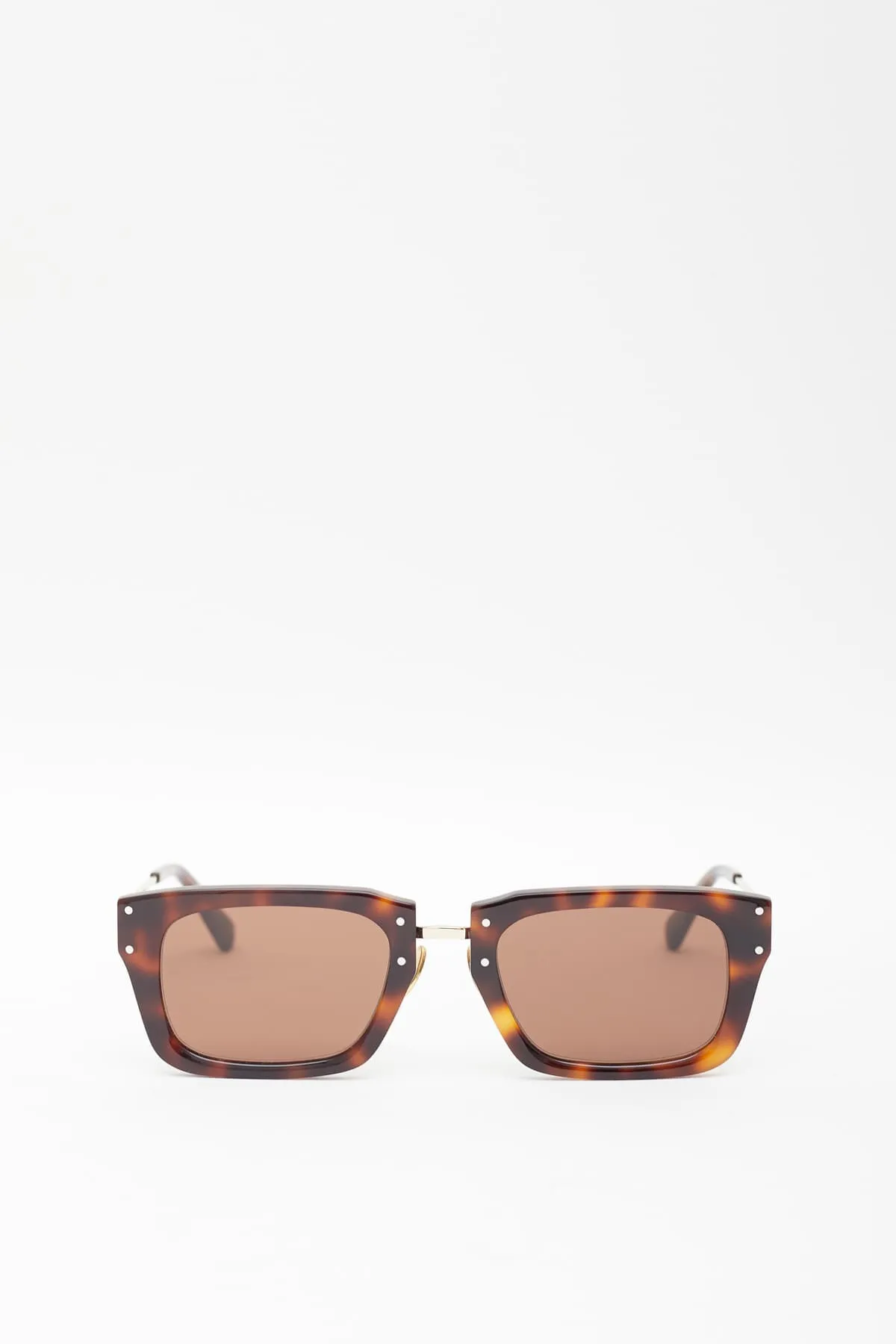 JACQUEMUS BROWN LES LUNETTES SOLI SUNGLASSES