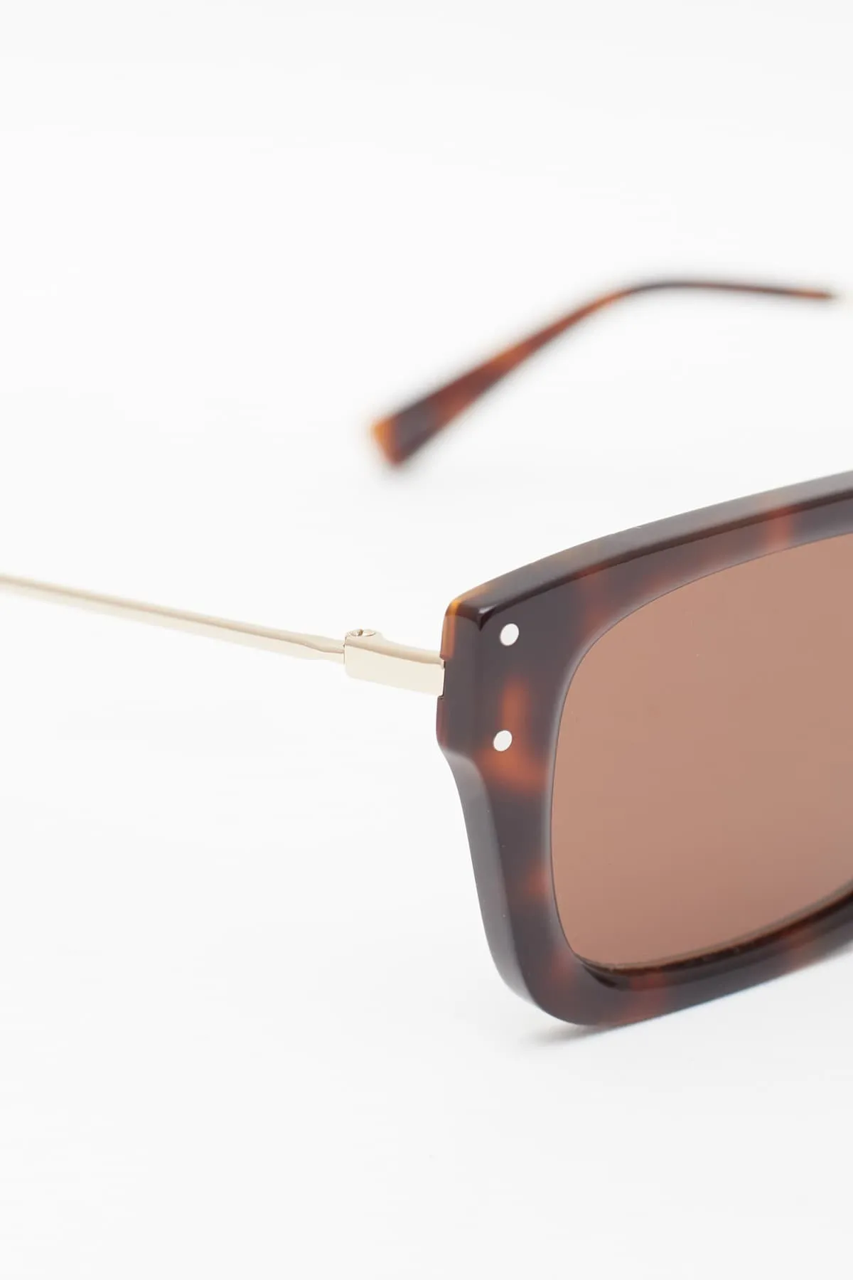 JACQUEMUS BROWN LES LUNETTES SOLI SUNGLASSES