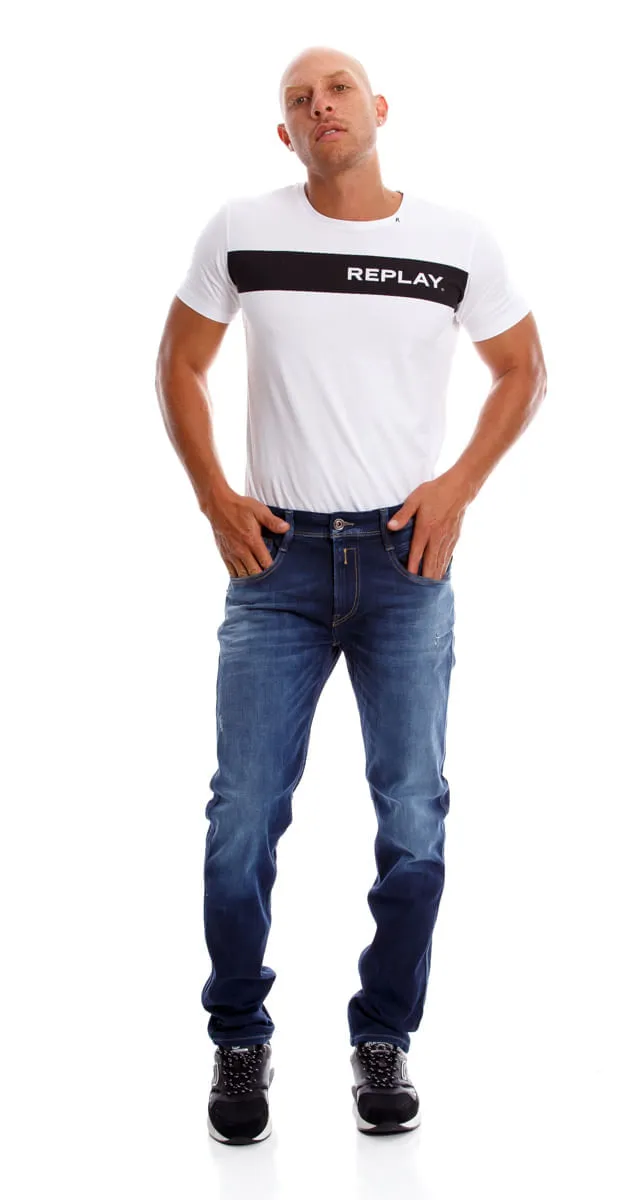 Jean Stretch Para Hombre Anbass Replay 23932