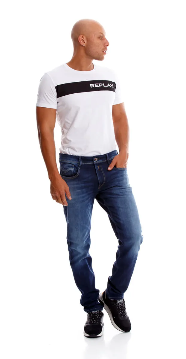 Jean Stretch Para Hombre Anbass Replay 23932