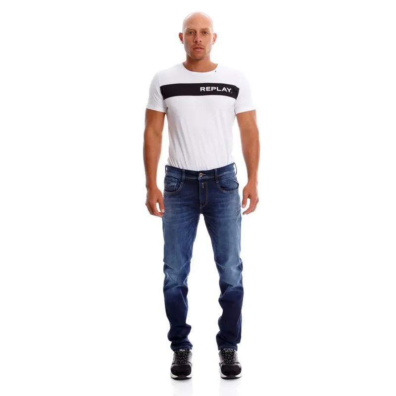 Jean Stretch Para Hombre Anbass Replay 23932