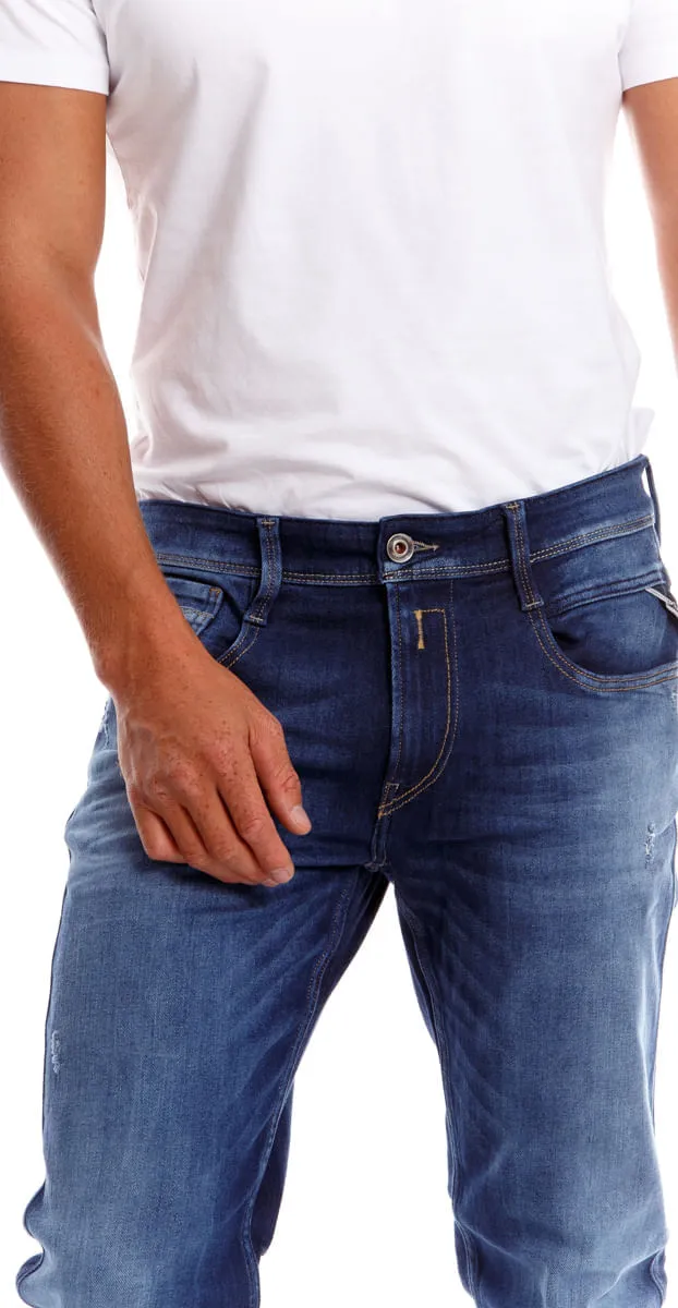 Jean Stretch Para Hombre Anbass Replay 23932