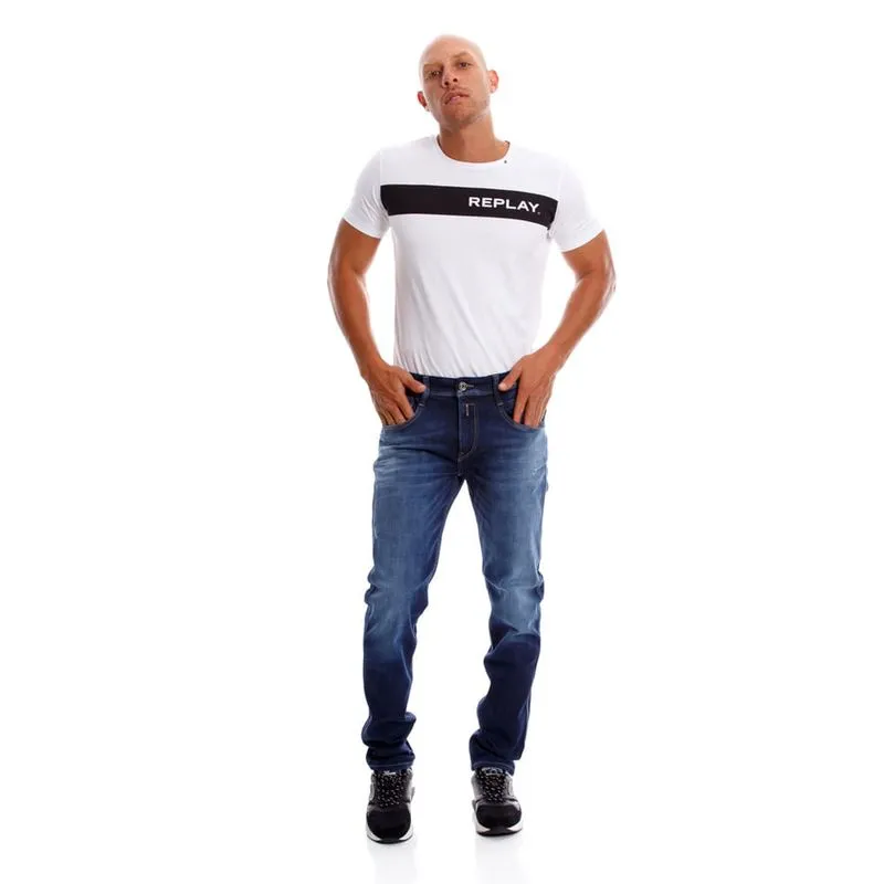 Jean Stretch Para Hombre Anbass Replay 23932