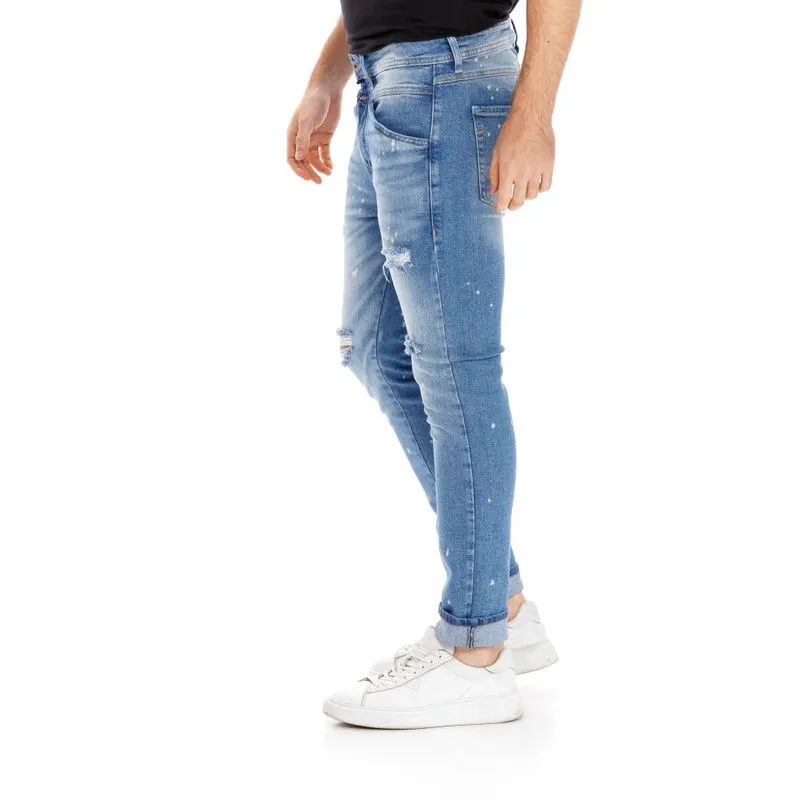 Jean Stretch Para Hombre Pedal Pusher