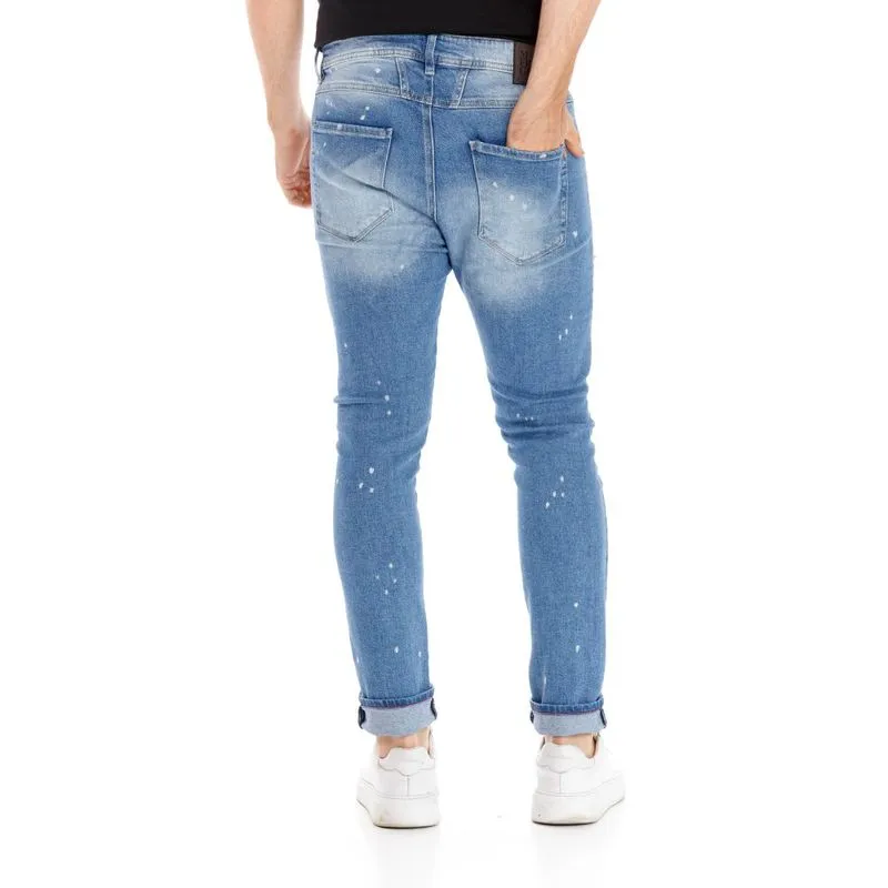 Jean Stretch Para Hombre Pedal Pusher