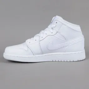 Jordan Air Jordan 1 Retro Mid ''White Cool Grey'' GS