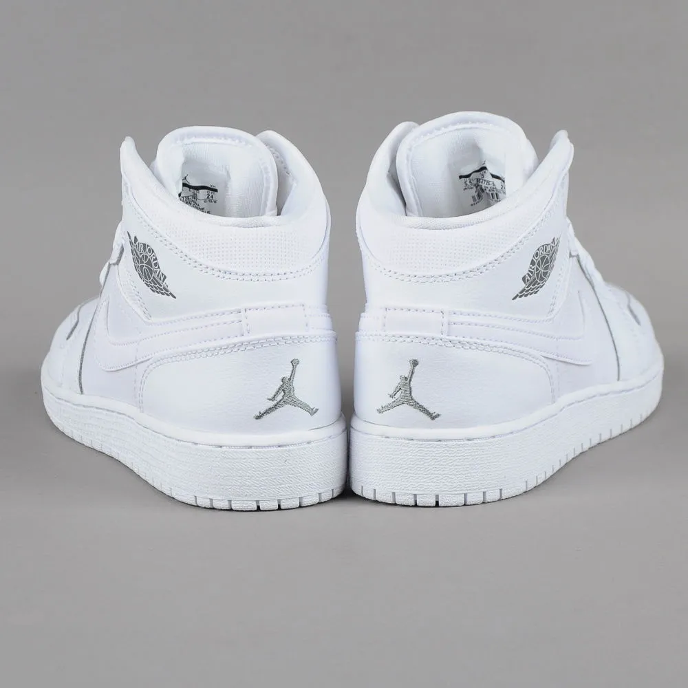 Jordan Air Jordan 1 Retro Mid ''White Cool Grey'' GS