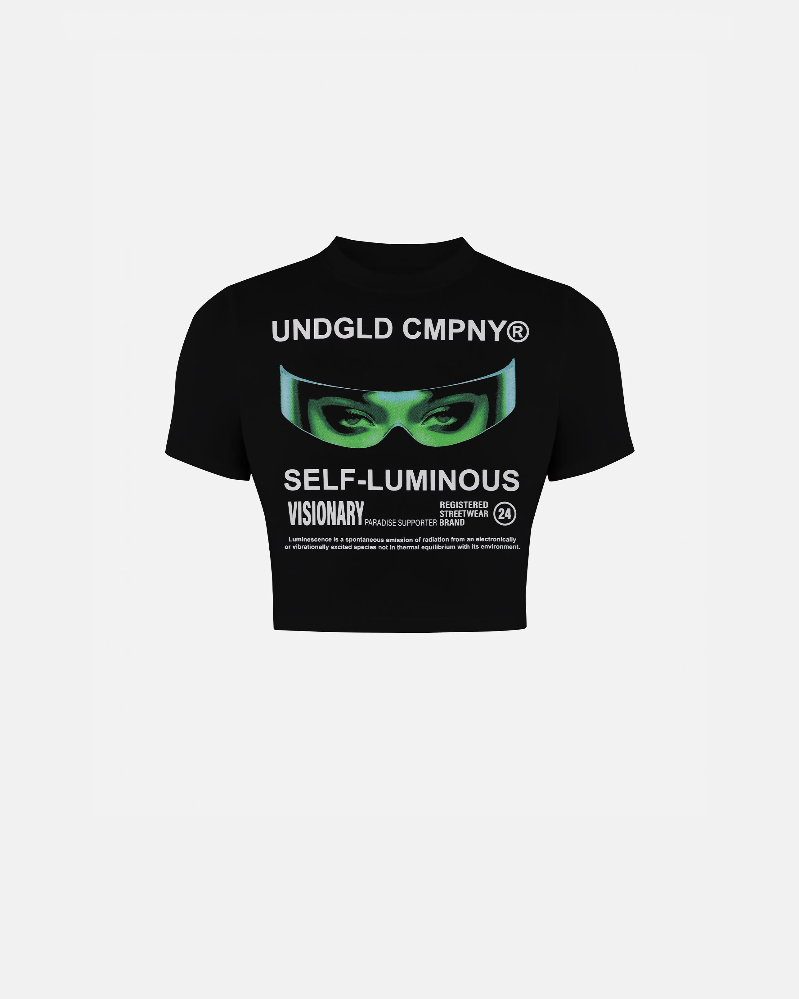 Luminescence Visionary Baby Tee Black