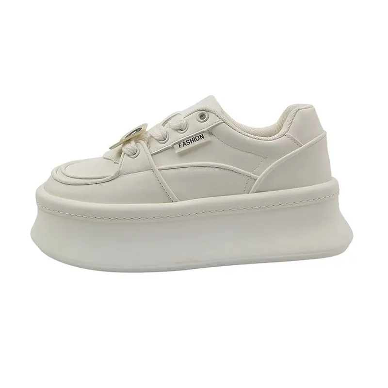 Matsu Cake grueso Little White White para femenino Tablero Versátil, pequeño y popular 2024 Nuevo sports de primavera zapatos de