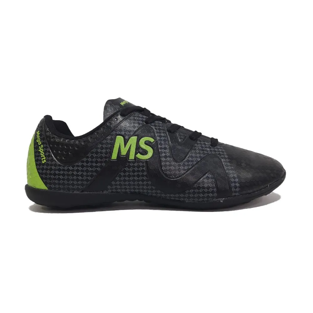 MEGA SPORTS BOTIN  FUTBOL TF NEGROVERDE