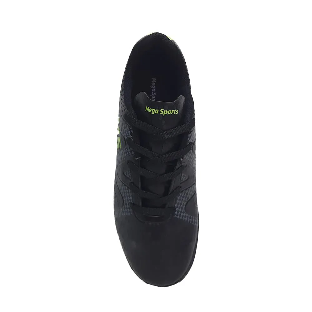 MEGA SPORTS BOTIN  FUTBOL TF NEGROVERDE