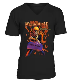 Megadeth-Peace Sells... but Who's Buying 1986 Camiseta cuello en V Unisex