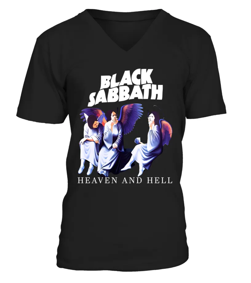 MET-Black Sabbath- Heaven and Hell BK Camiseta cuello en V Unisex