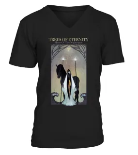 MET200-166-BK. Trees Of Eternity - Hour Of The Nightingale (2016) Camiseta cuello en V Unisex