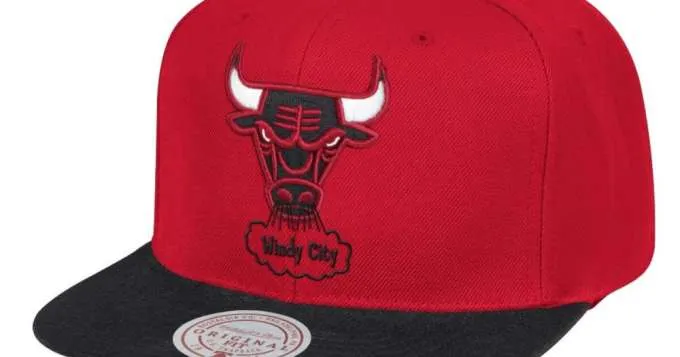 MITCHELL & NESS NBA XL LOGO CHICAGO BULLS  6HSSMM19200CBURDBK